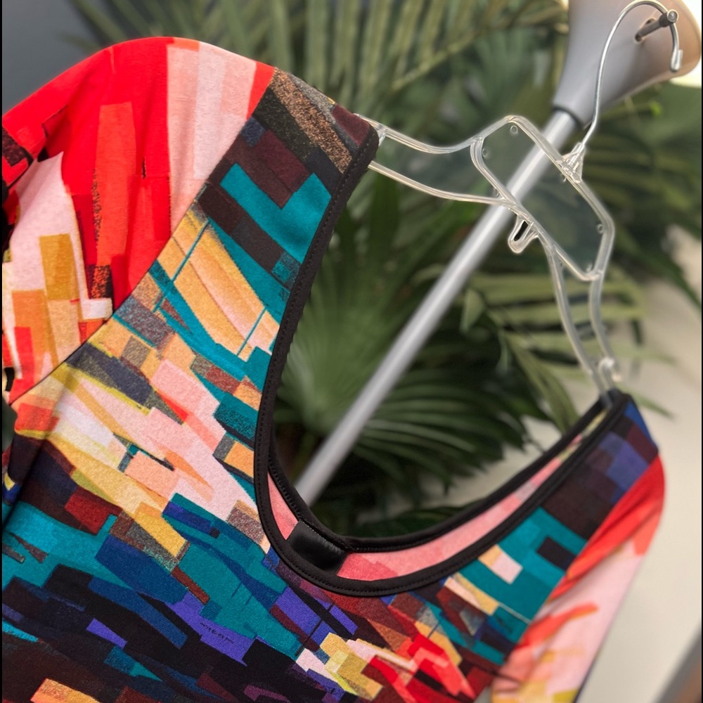 Abstract Mini Dress
